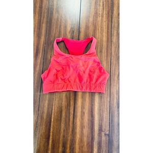 Outdoor‎ Voices Sports Bra Workout Top Racerback Activewear Red Size S